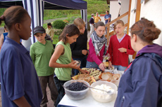 Selbst gesammelte Heidelbeeren geniessen