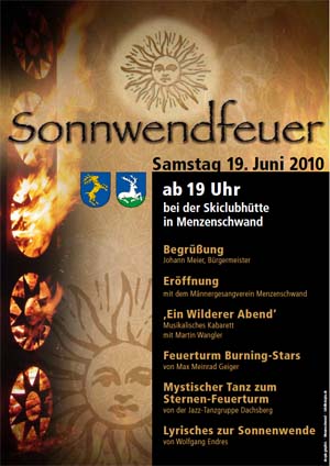 Sonnenwendfeuer in Menzenschwand